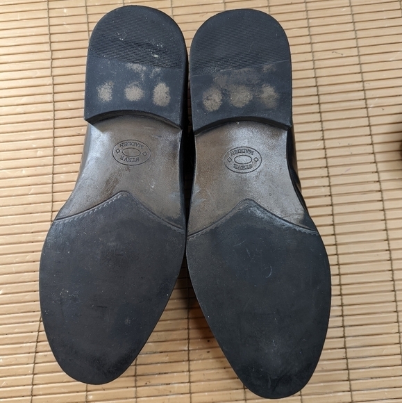 Steve Madden Mens Black Leather Double Monk Strap Cap toe Oxford Dress Shoes Si - Picture 10 of 10